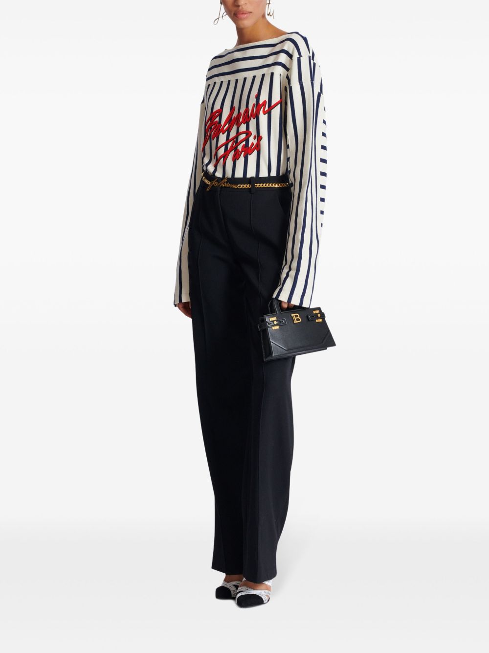 Balmain Bags Black Veau - Bos Taurus