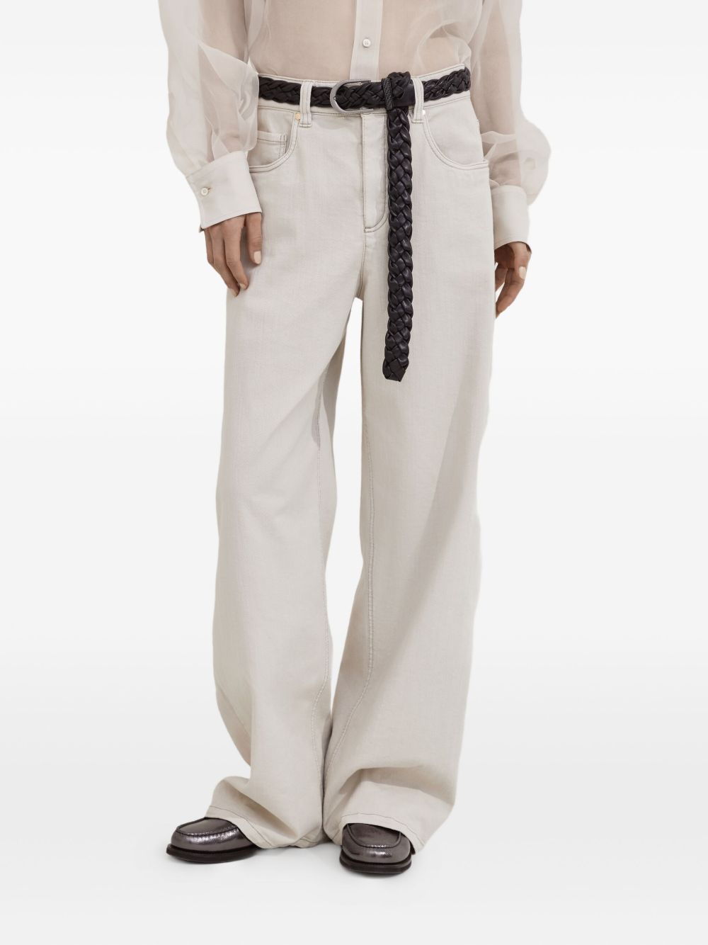 Brunello Cucinelli Trousers Bianco
