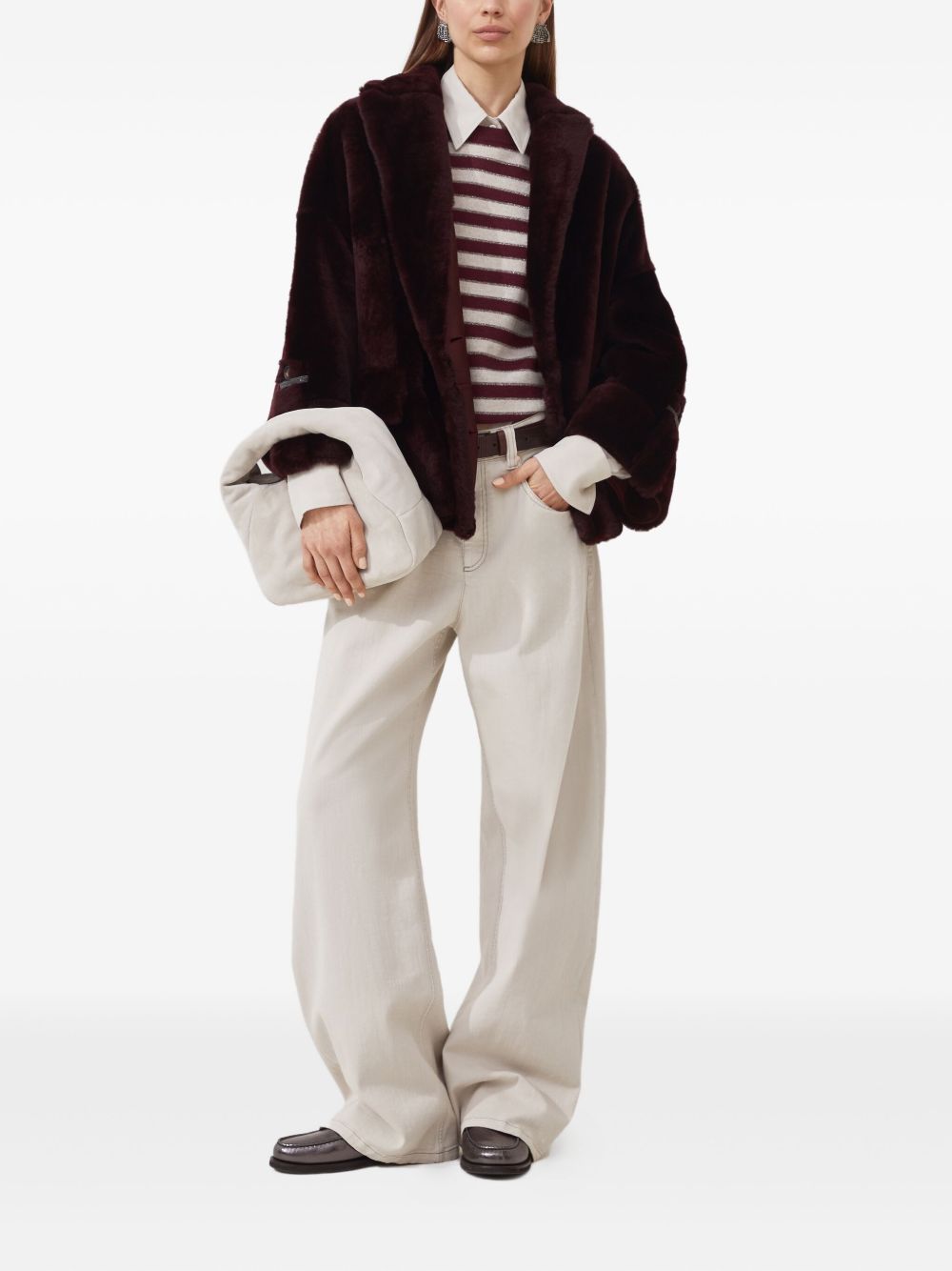 Brunello Cucinelli Trousers Bianco