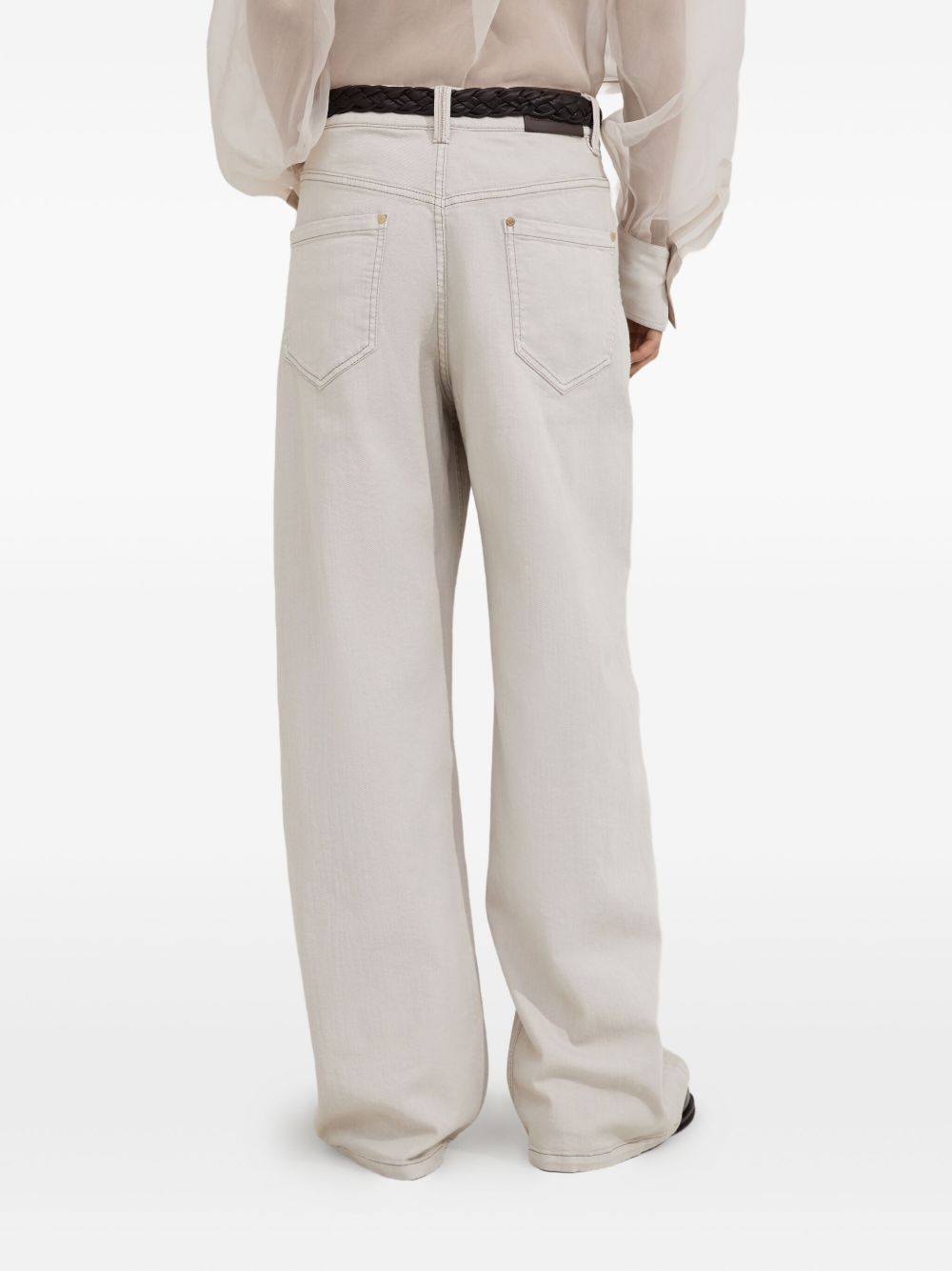 Brunello Cucinelli Trousers Bianco
