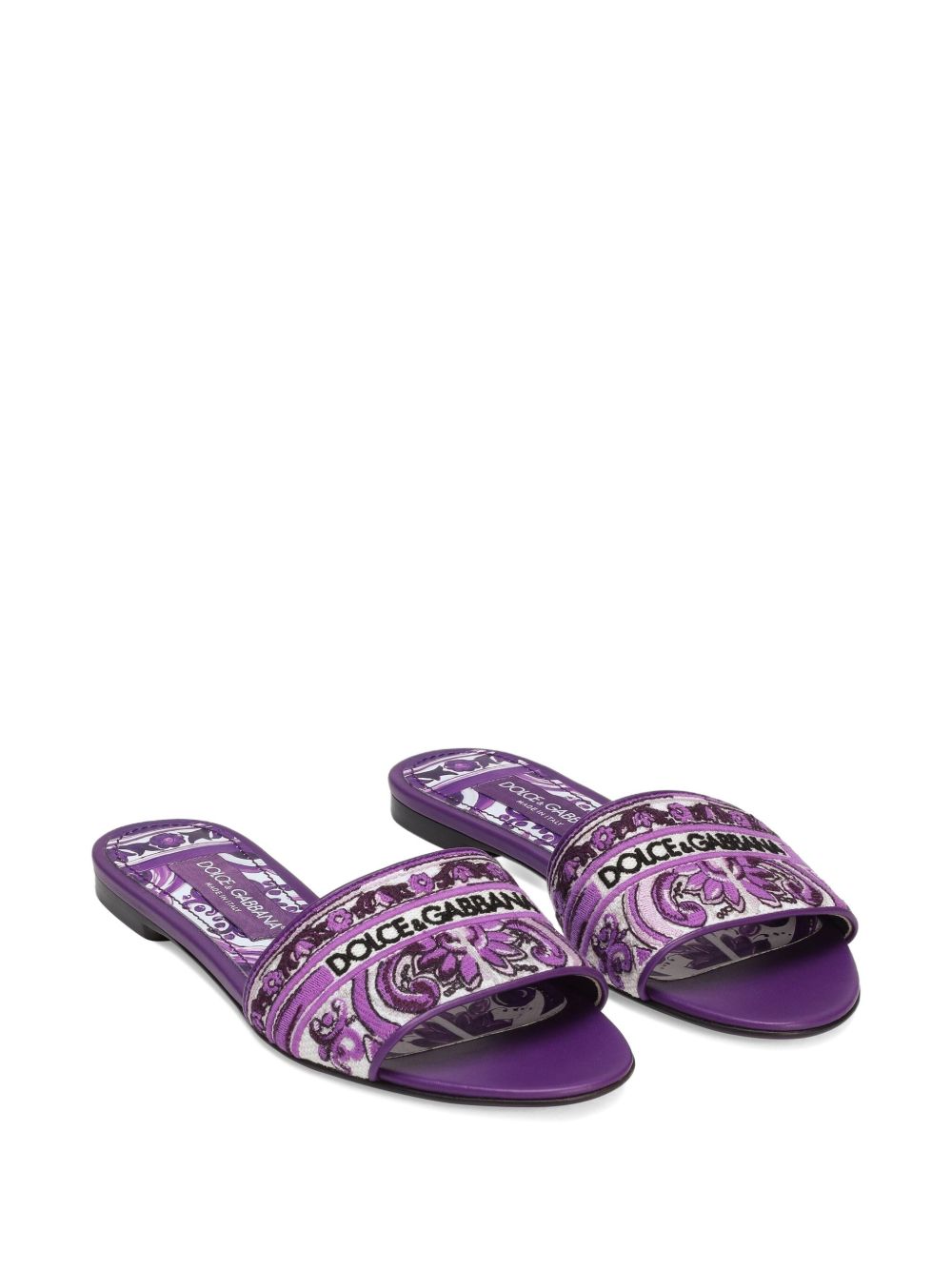 Dolce & Gabbana Sandals Purple Co+agnello