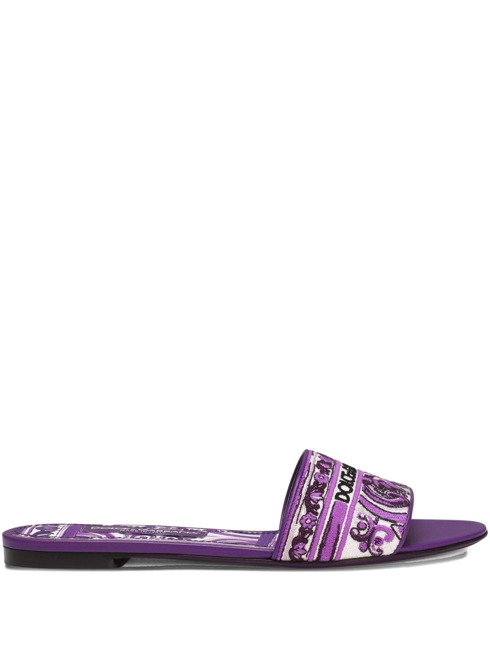Dolce & Gabbana Sandals Purple Co+agnello