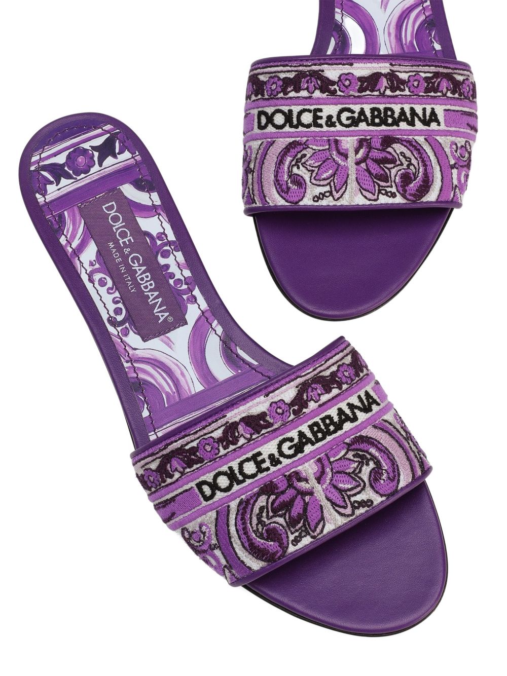Dolce & Gabbana Sandals Purple Co+agnello