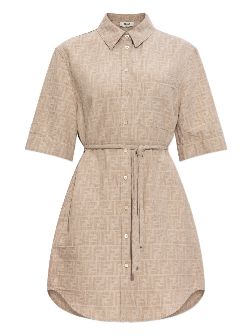 Fendi Dresses Beige