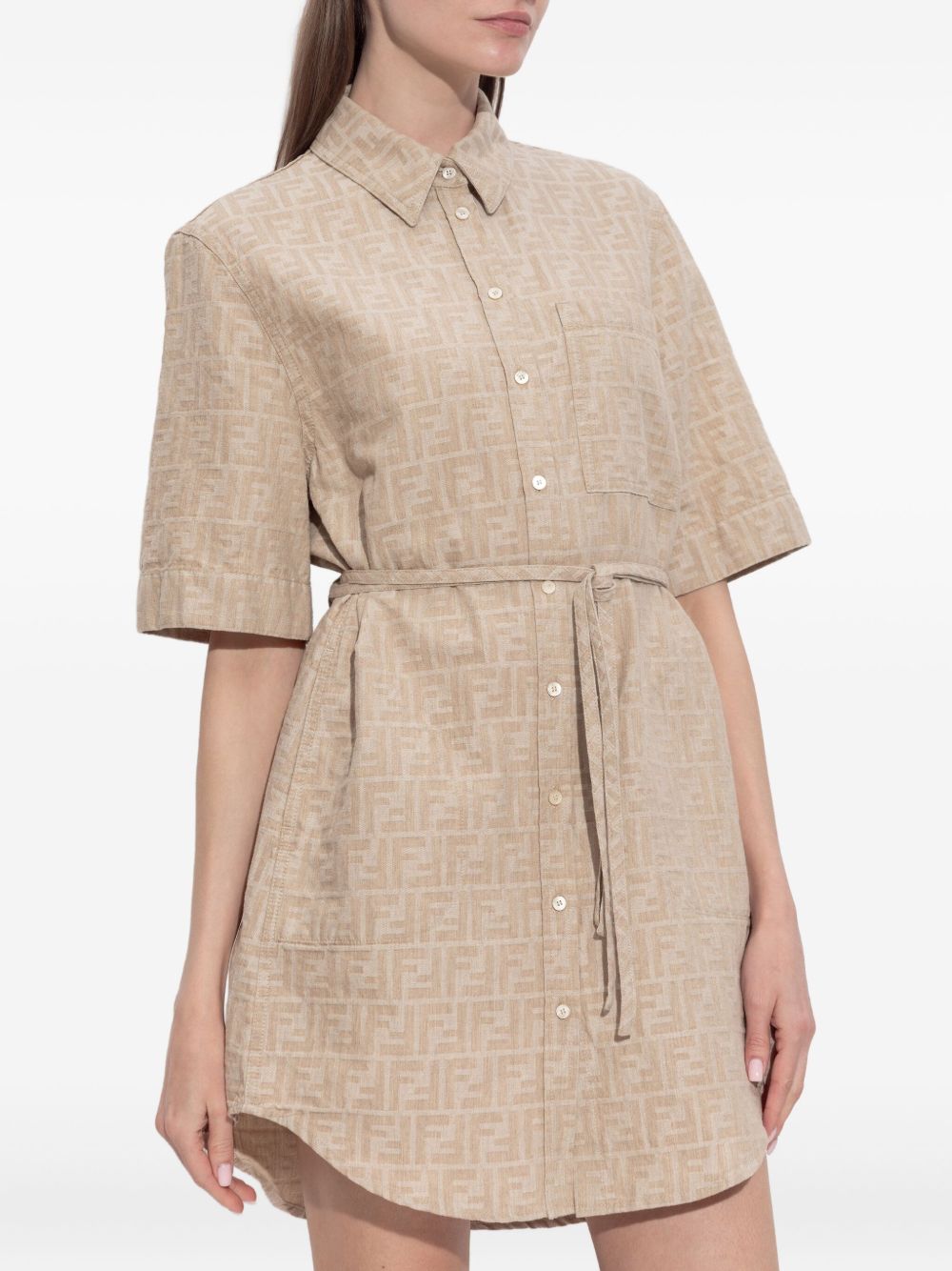 Fendi Dresses Beige