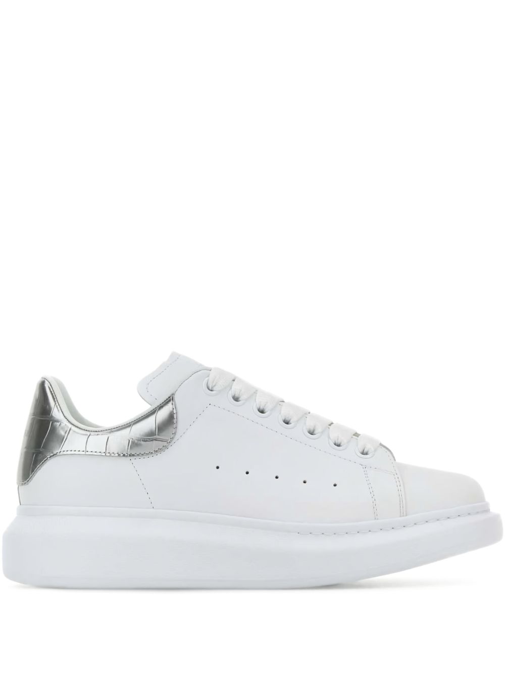 Alexander Mcqueen Sneakers Silver Outer: Leather