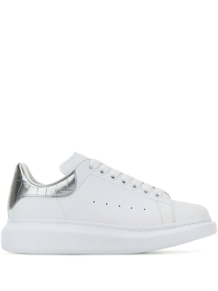 Alexander Mcqueen Sneakers Silver Outer: Leather