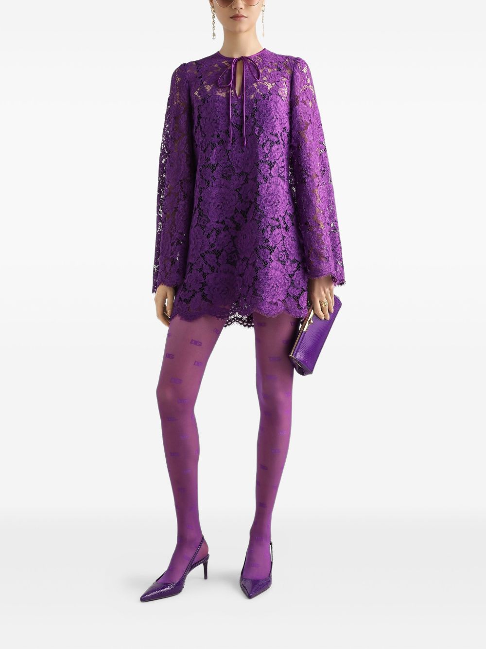 Dolce & Gabbana Dresses Purple Co+pa+se+vi