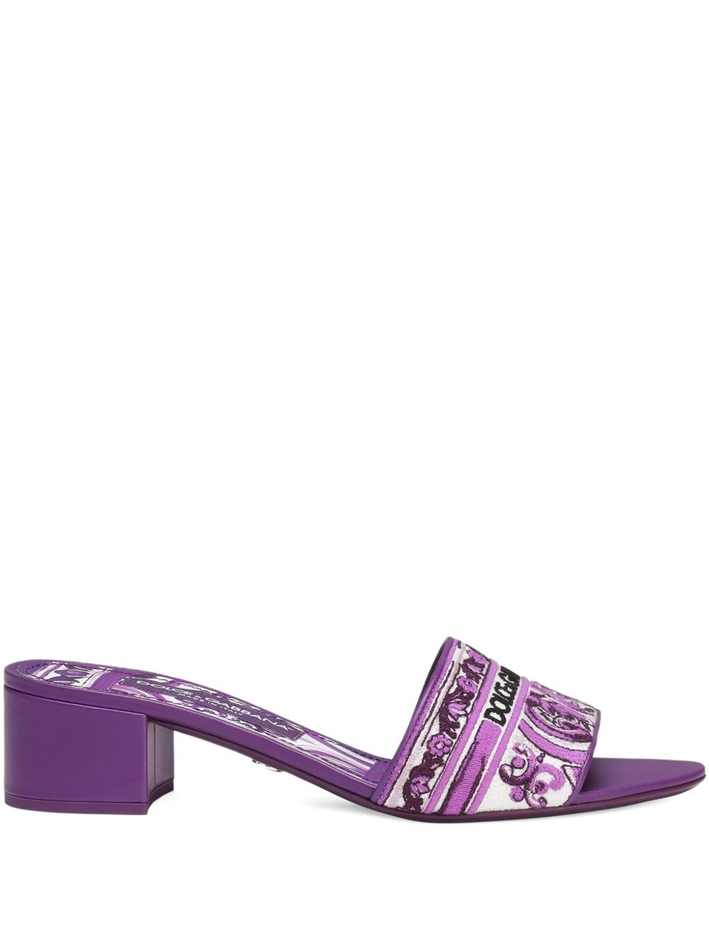 Dolce & Gabbana Sandals Purple Co+agnello