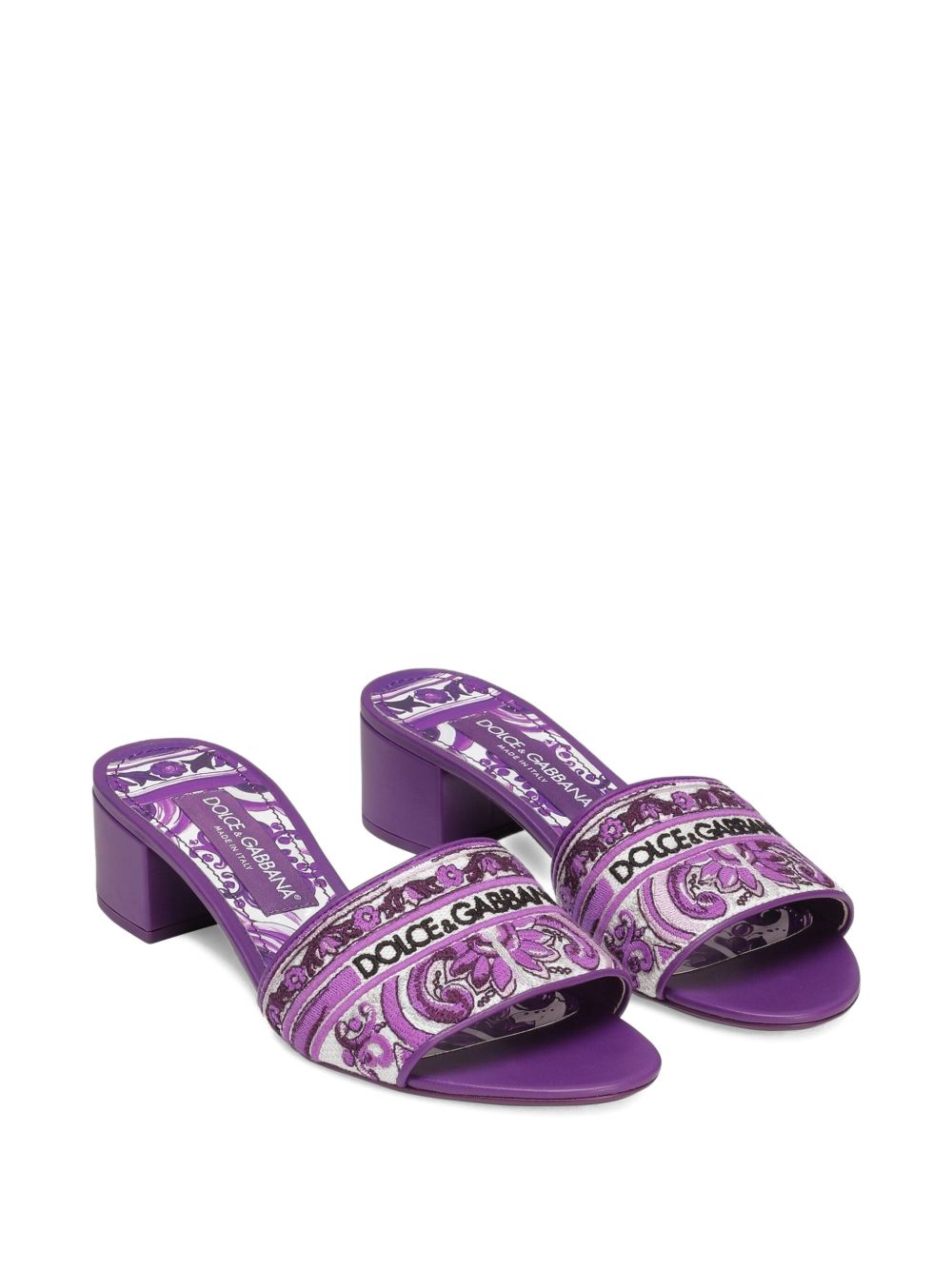 Dolce & Gabbana Sandals Purple Co+agnello