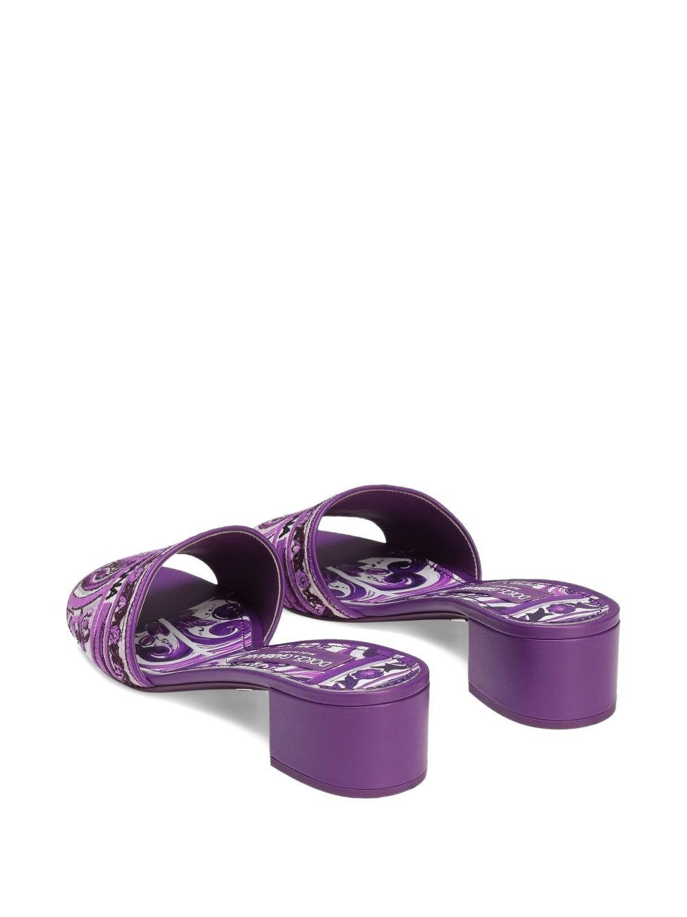 Dolce & Gabbana Sandals Purple Co+agnello