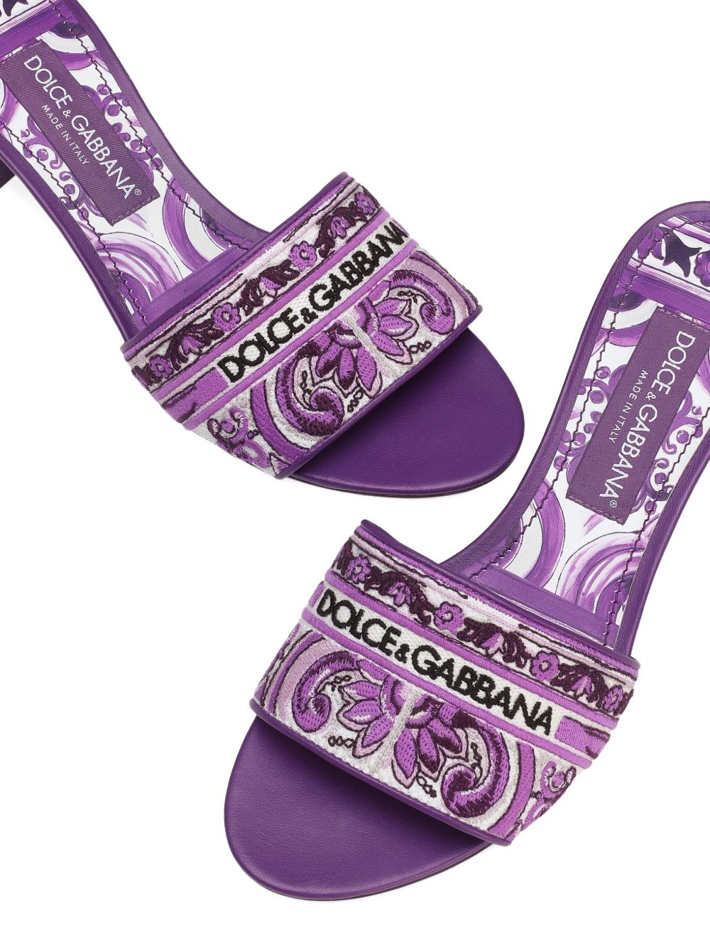 Dolce & Gabbana Sandals Purple Co+agnello