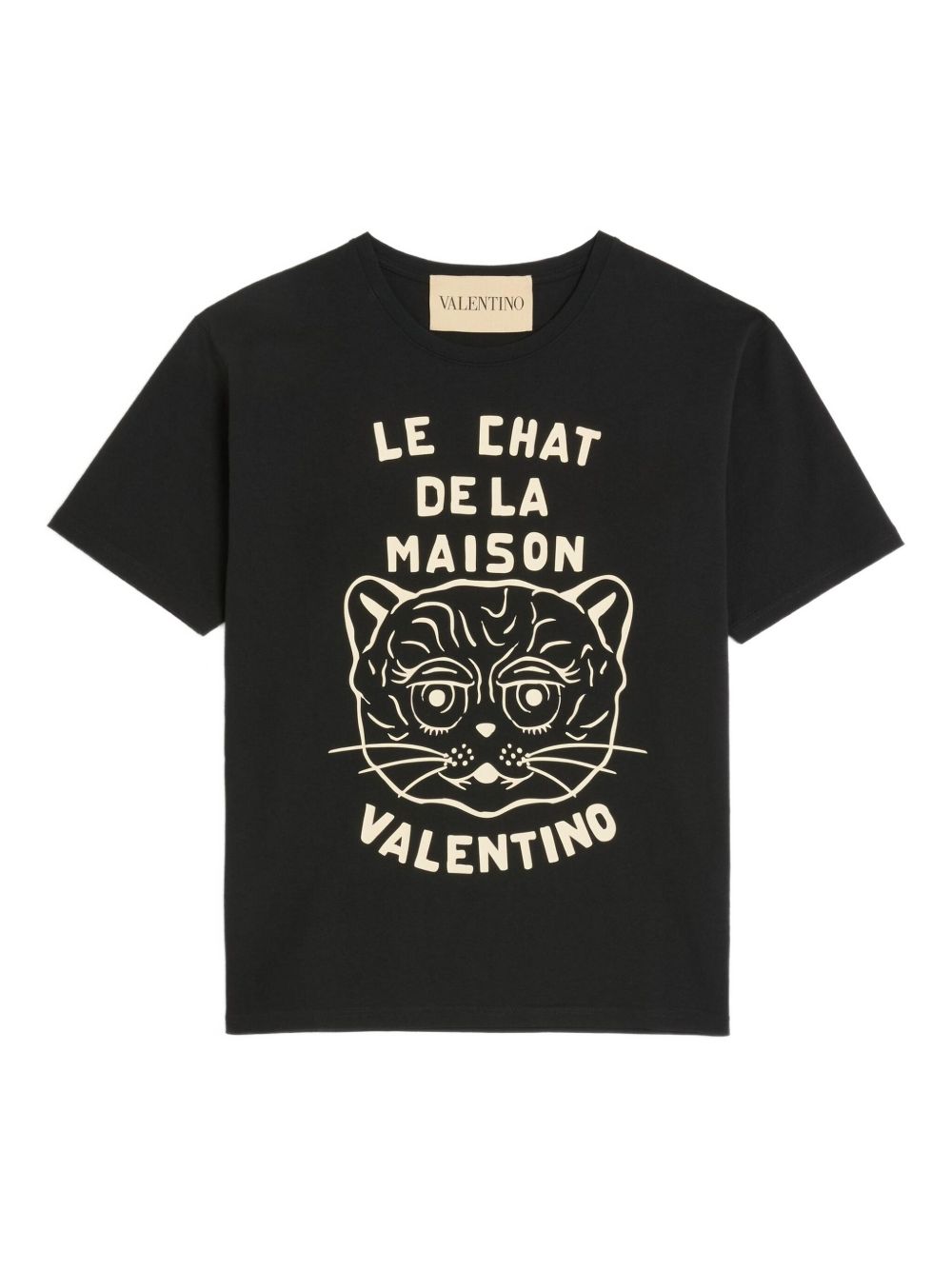 Valentino T-Shirts And Polos Black Cotton