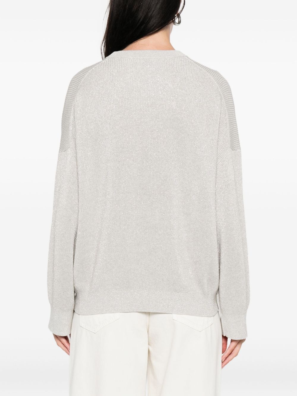 Brunello Cucinelli Sweaters Grigio Cotton
