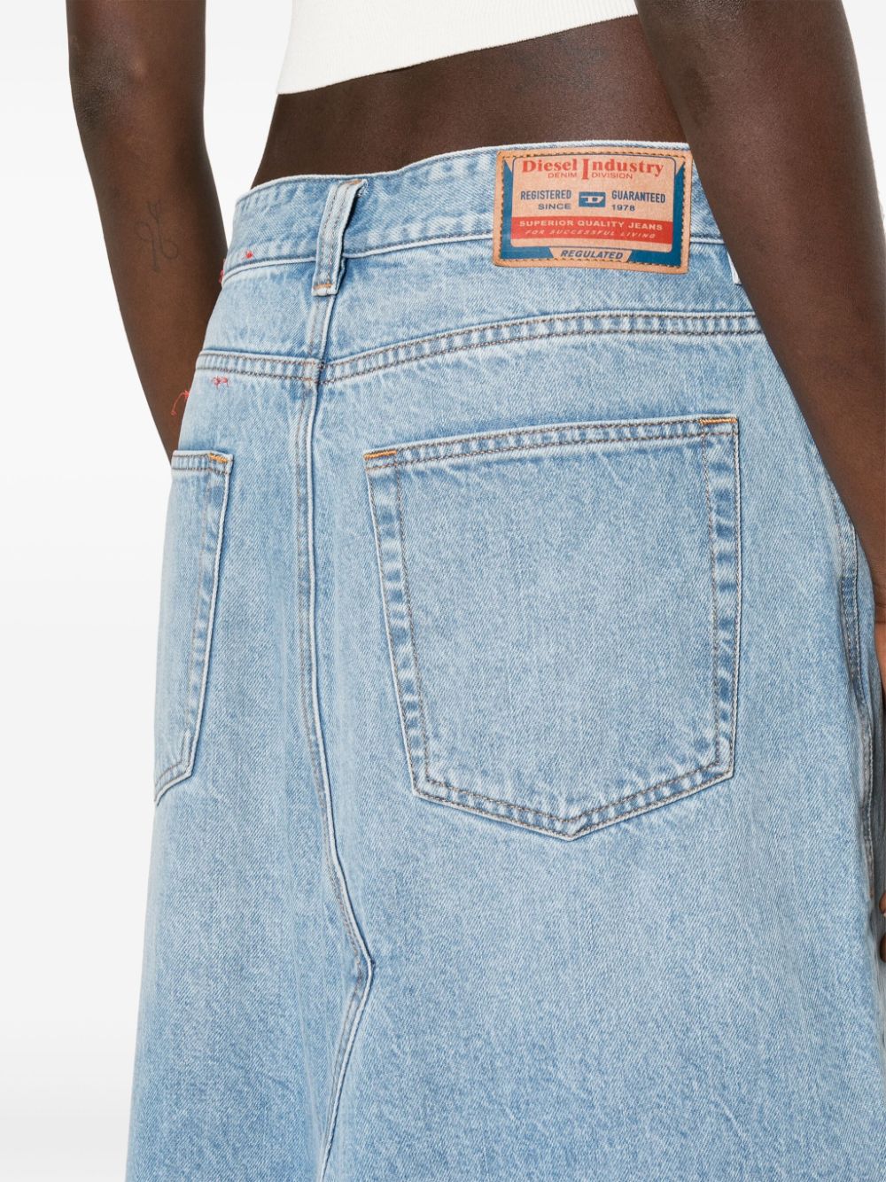 Diesel Skirts Clear Blue Natural (veg)->cotton100.0 %