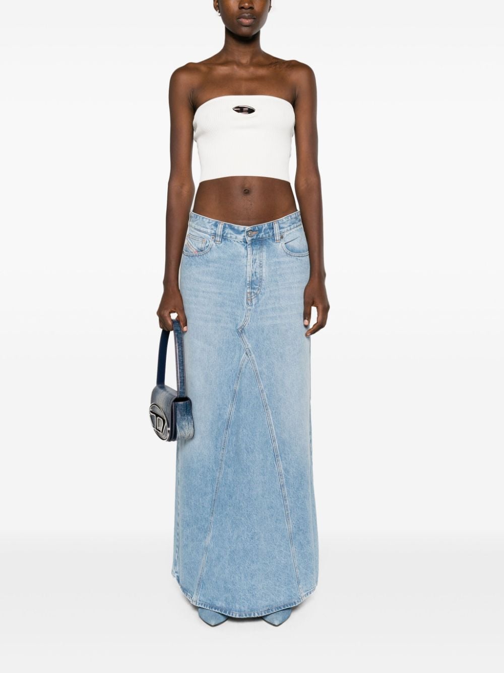 Diesel Skirts Clear Blue Natural (veg)->cotton100.0 %