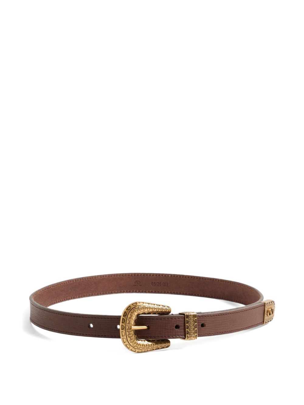 Valentino Garavani Belts Brown Leathear