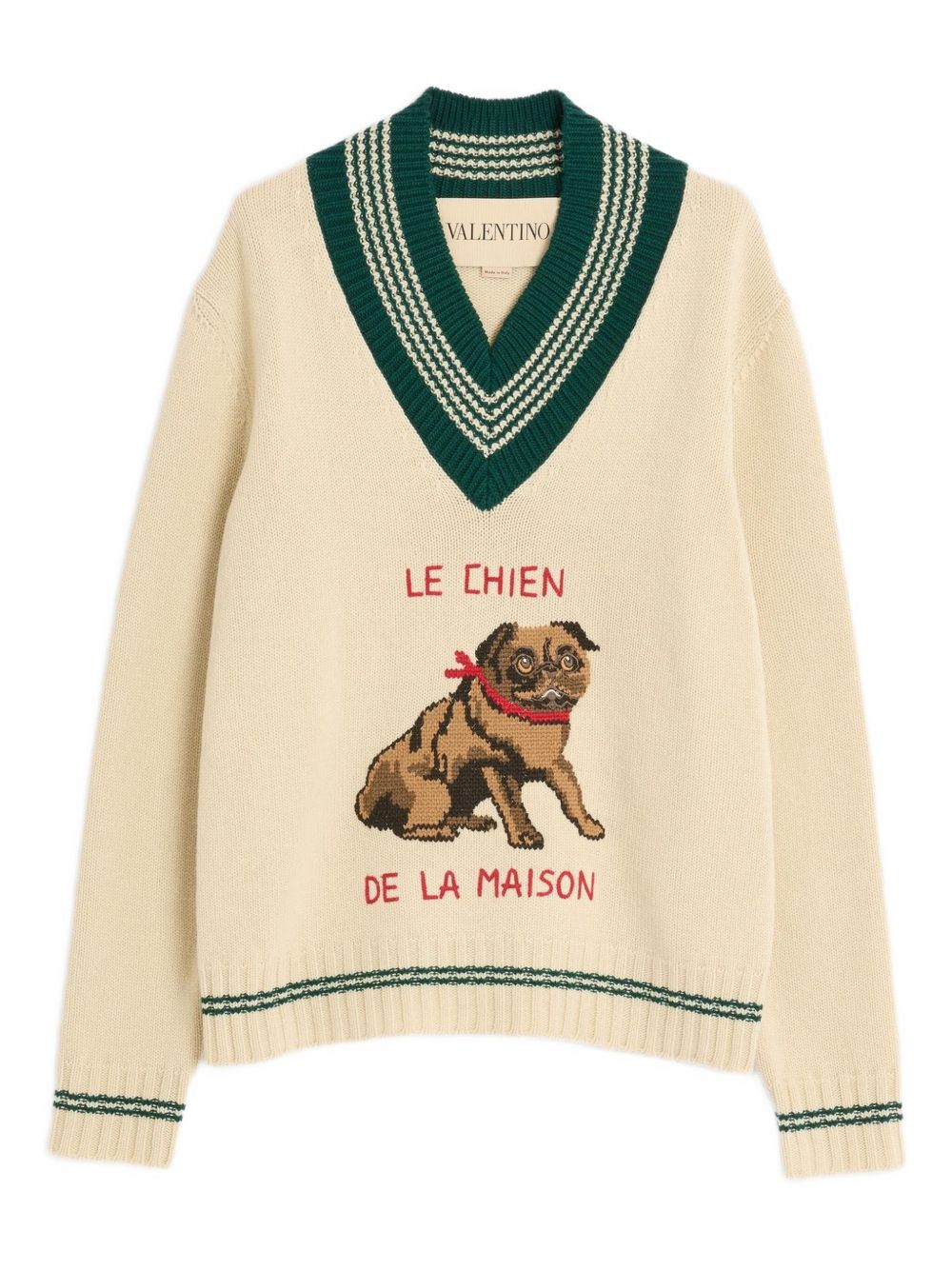 Valentino Sweaters White Virgin Wool