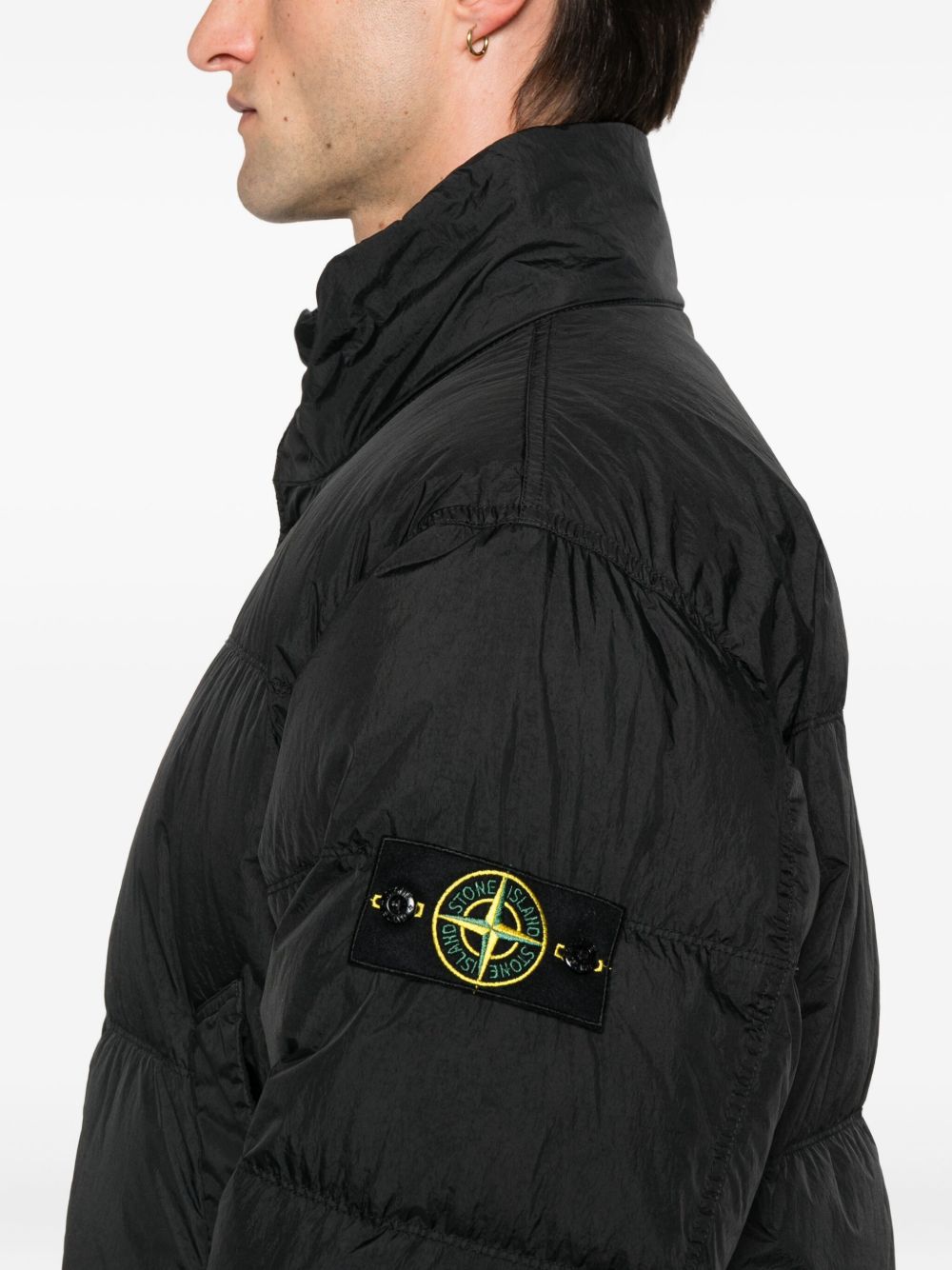 Stone Island Coats Black