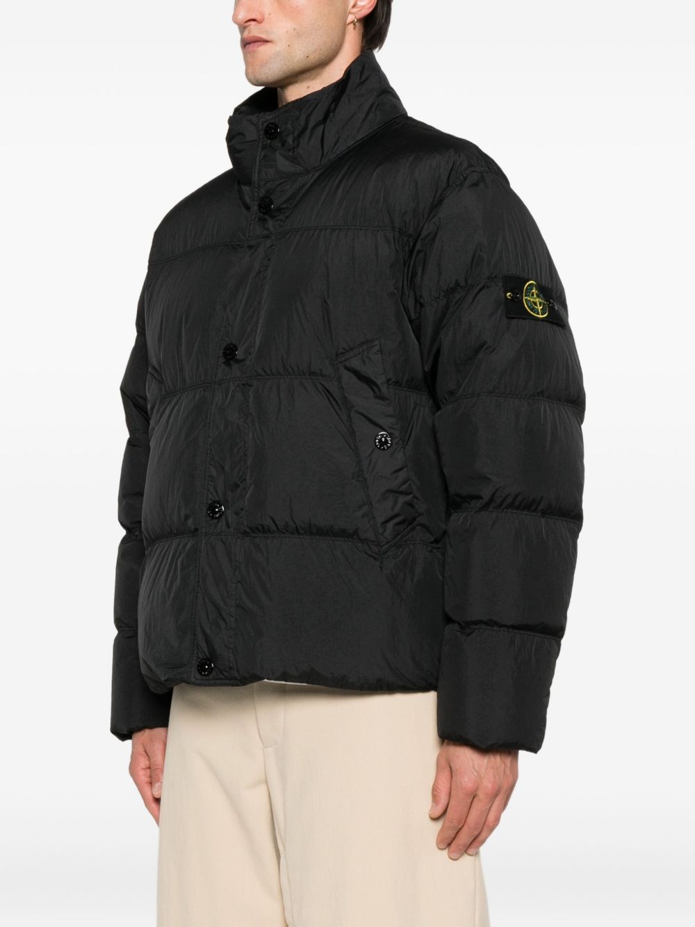 Stone Island Coats Black