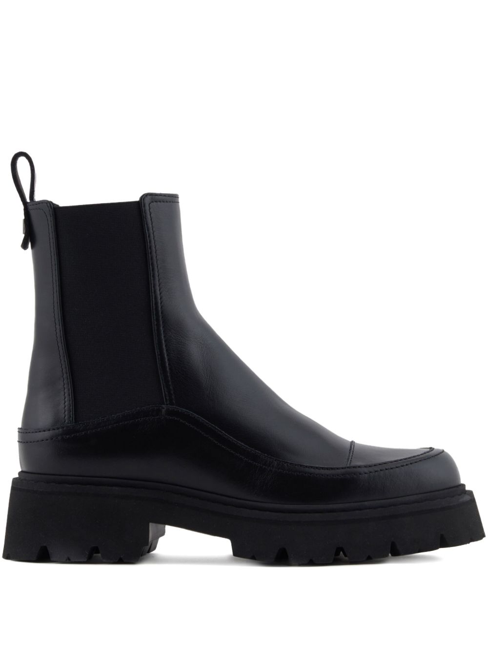 Emporio Armani Exclusive Boots Nero Bovine Leather