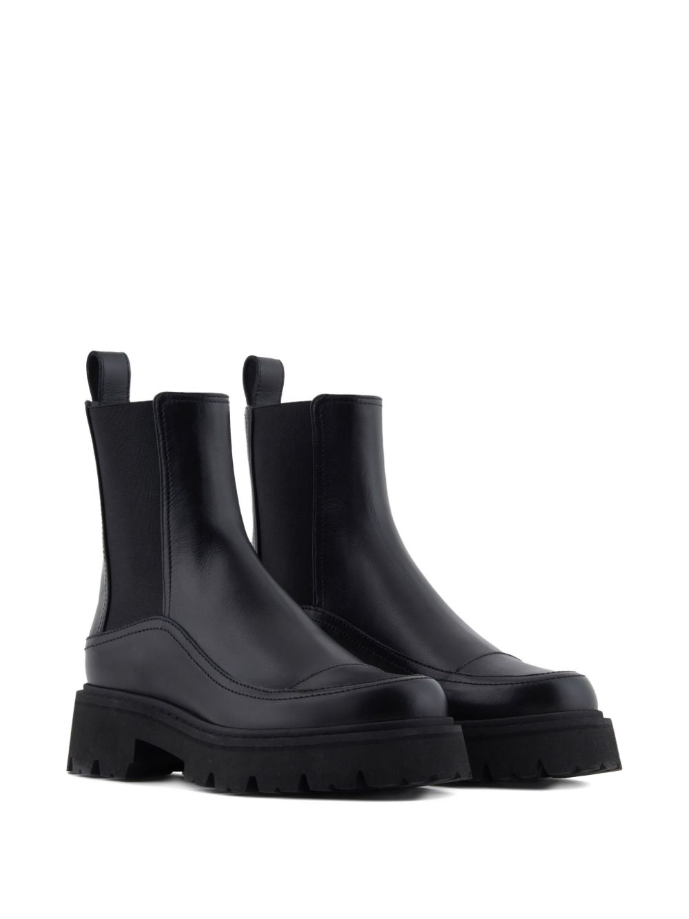 Emporio Armani Exclusive Boots Nero Bovine Leather