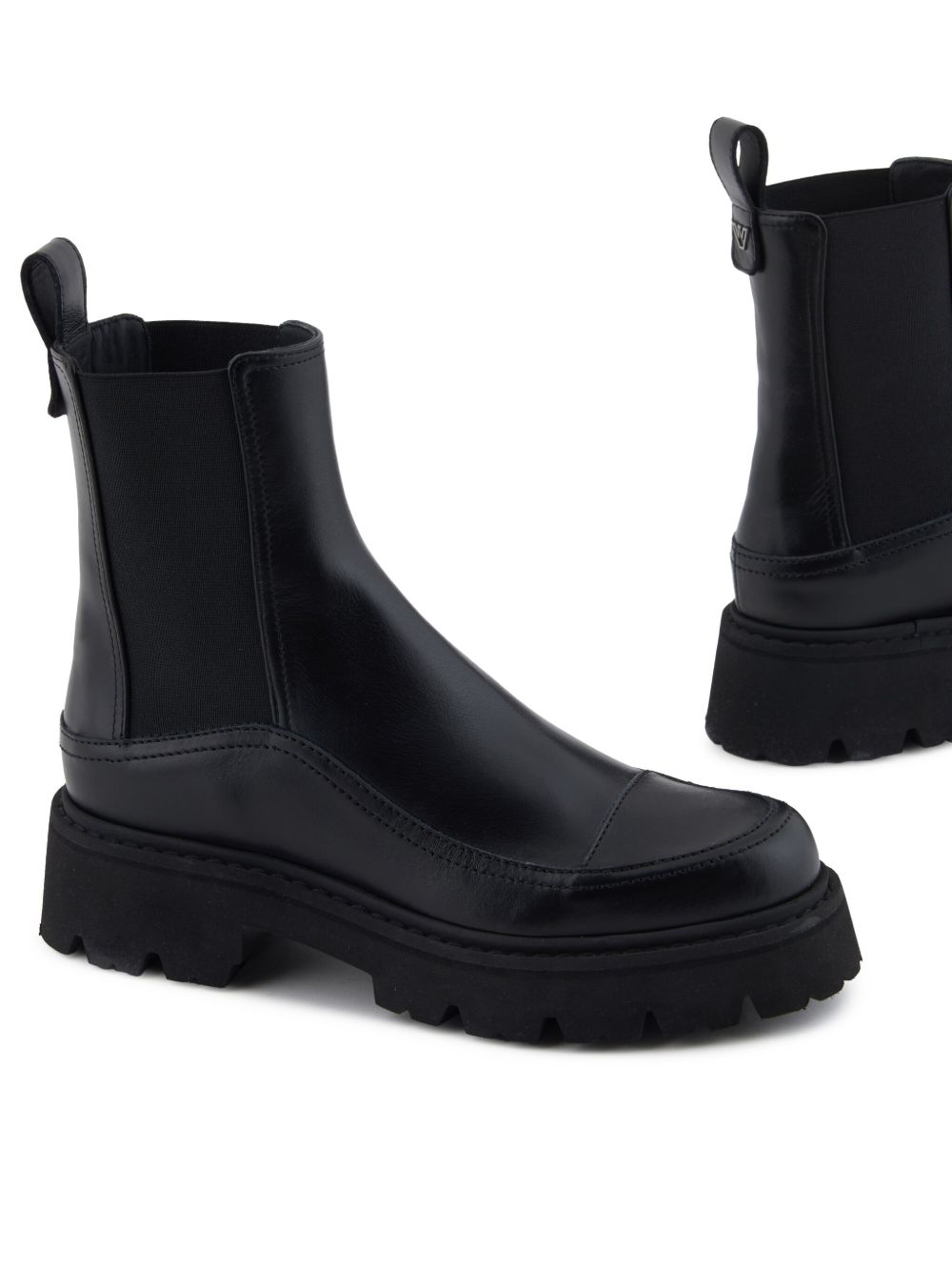 Emporio Armani Exclusive Boots Nero Bovine Leather