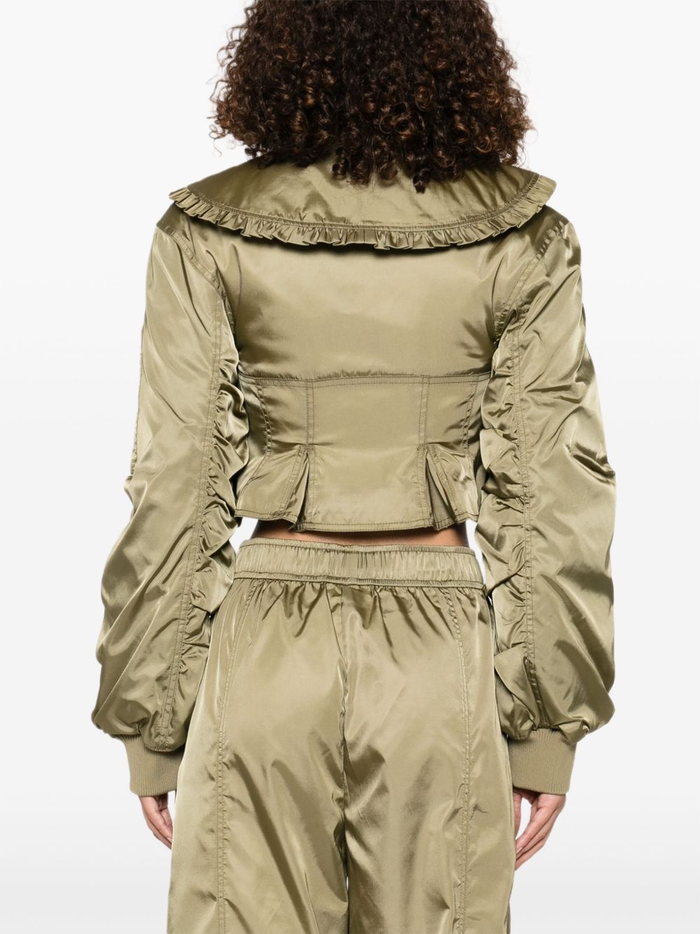 Ganni Coats Green