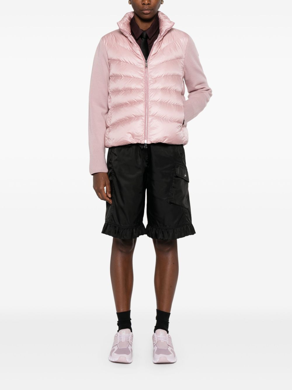 Moncler Sweaters Pink Virgin Wool