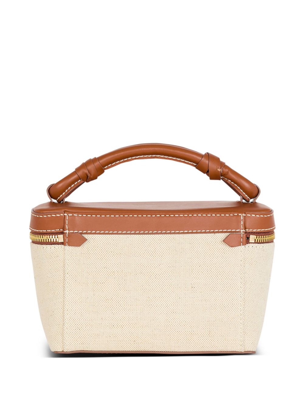 Balmain Bags Leather Brown Coton Lin