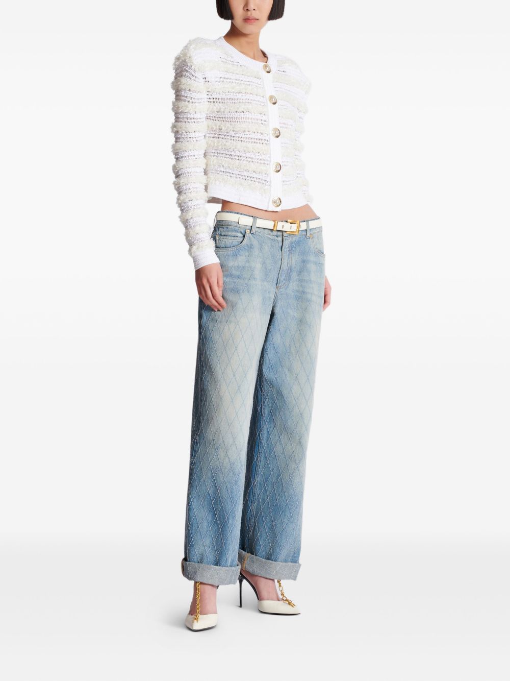 Balmain Sweaters White