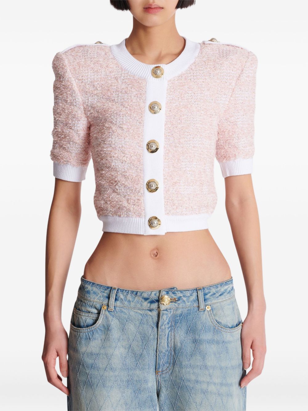 Balmain Sweaters Pink