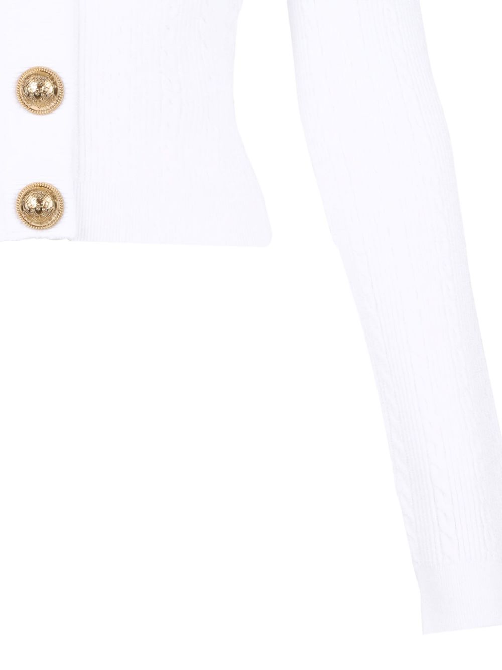 Balmain Sweaters White Viscose Polyester