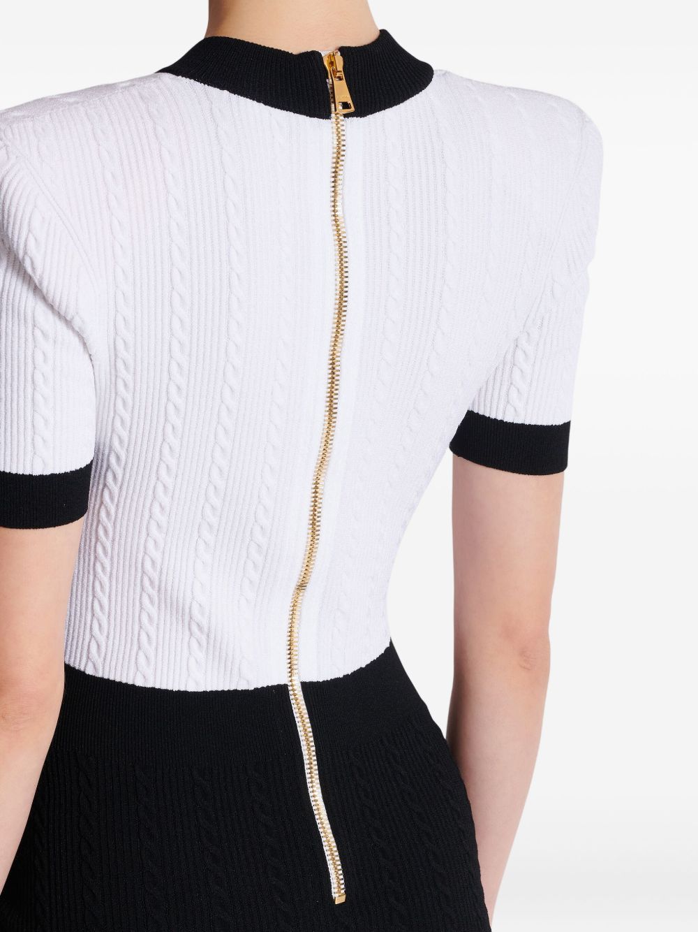 Balmain Dresses Black Viscose Polyester