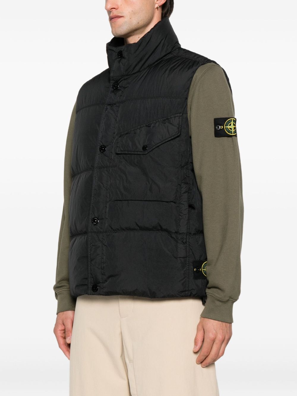 Stone Island Jackets Black