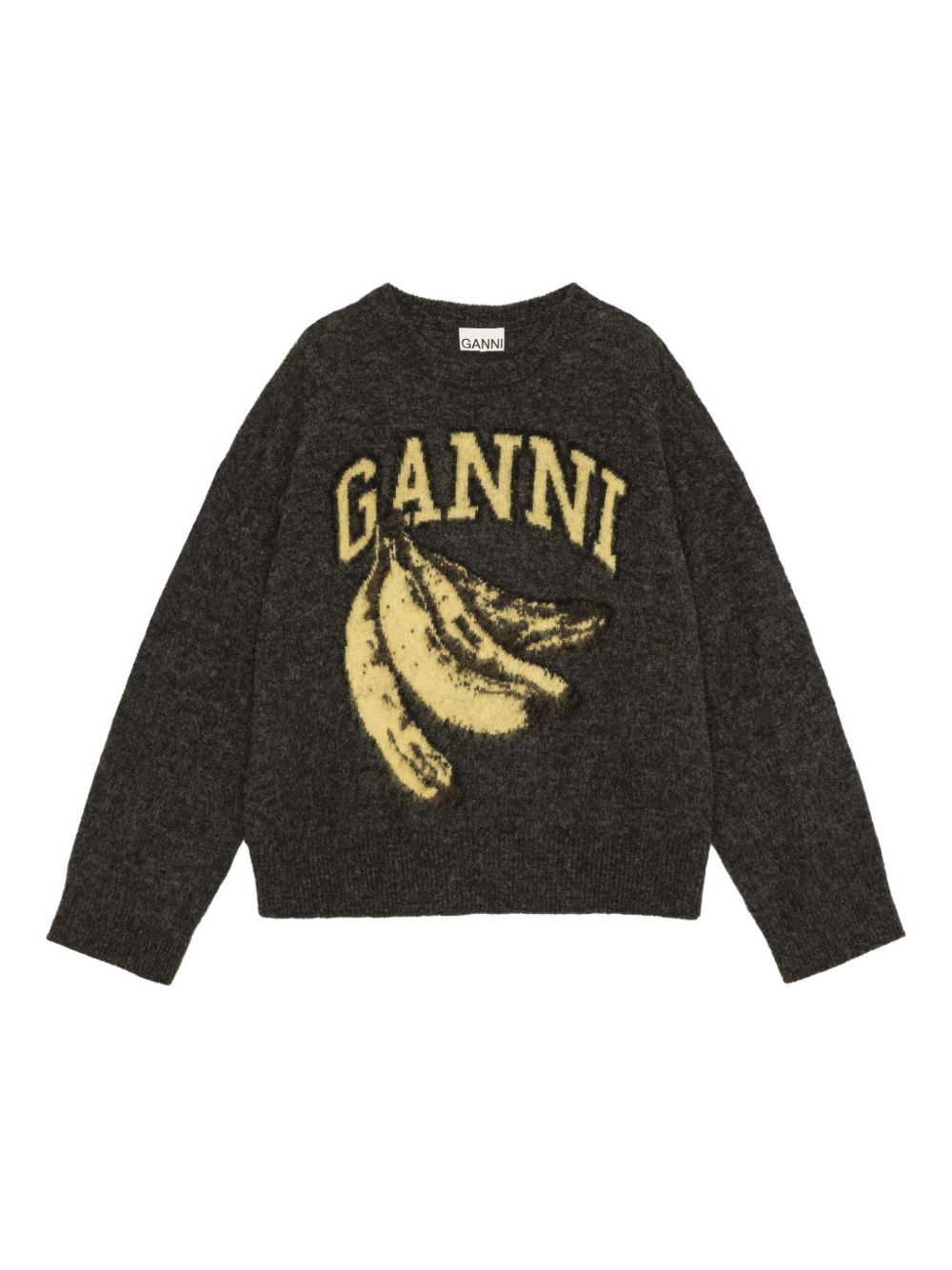 Ganni Sweaters Grey