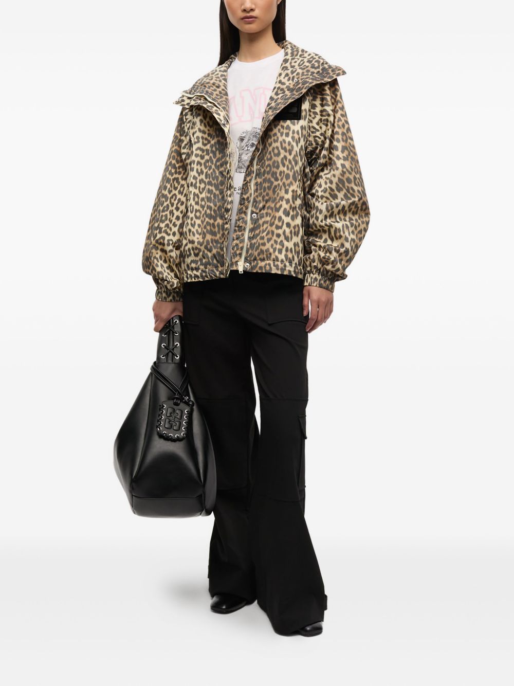 Ganni Coats Brown