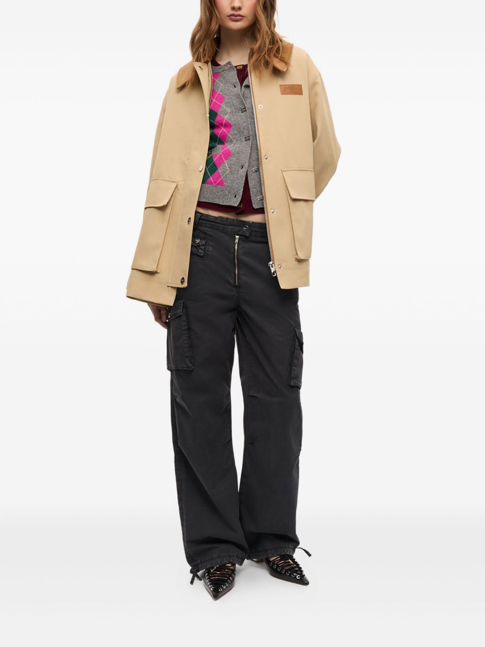 Ganni Jackets Beige
