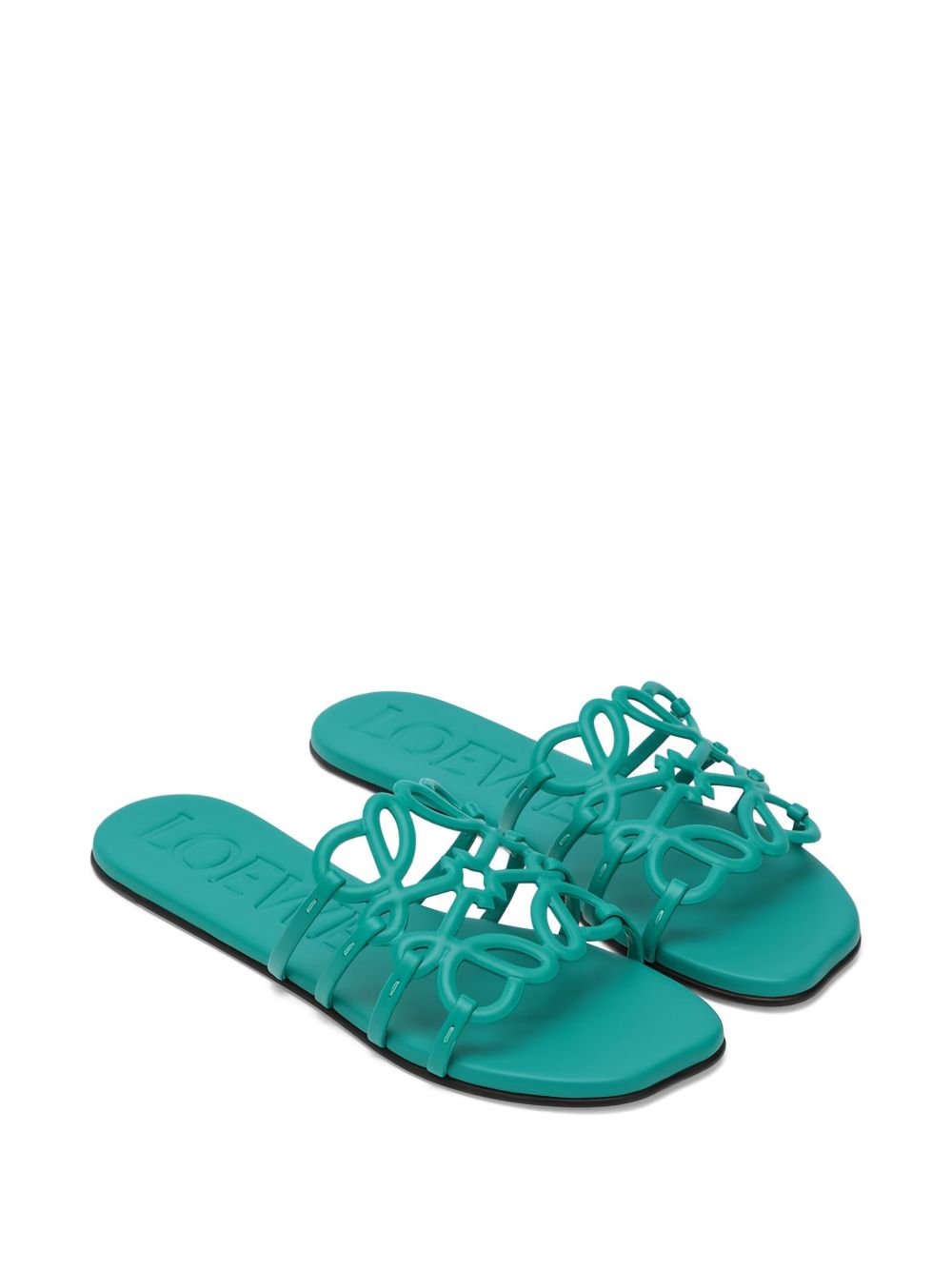 Loewe Paulas Ibiza Sandals Clear Blue