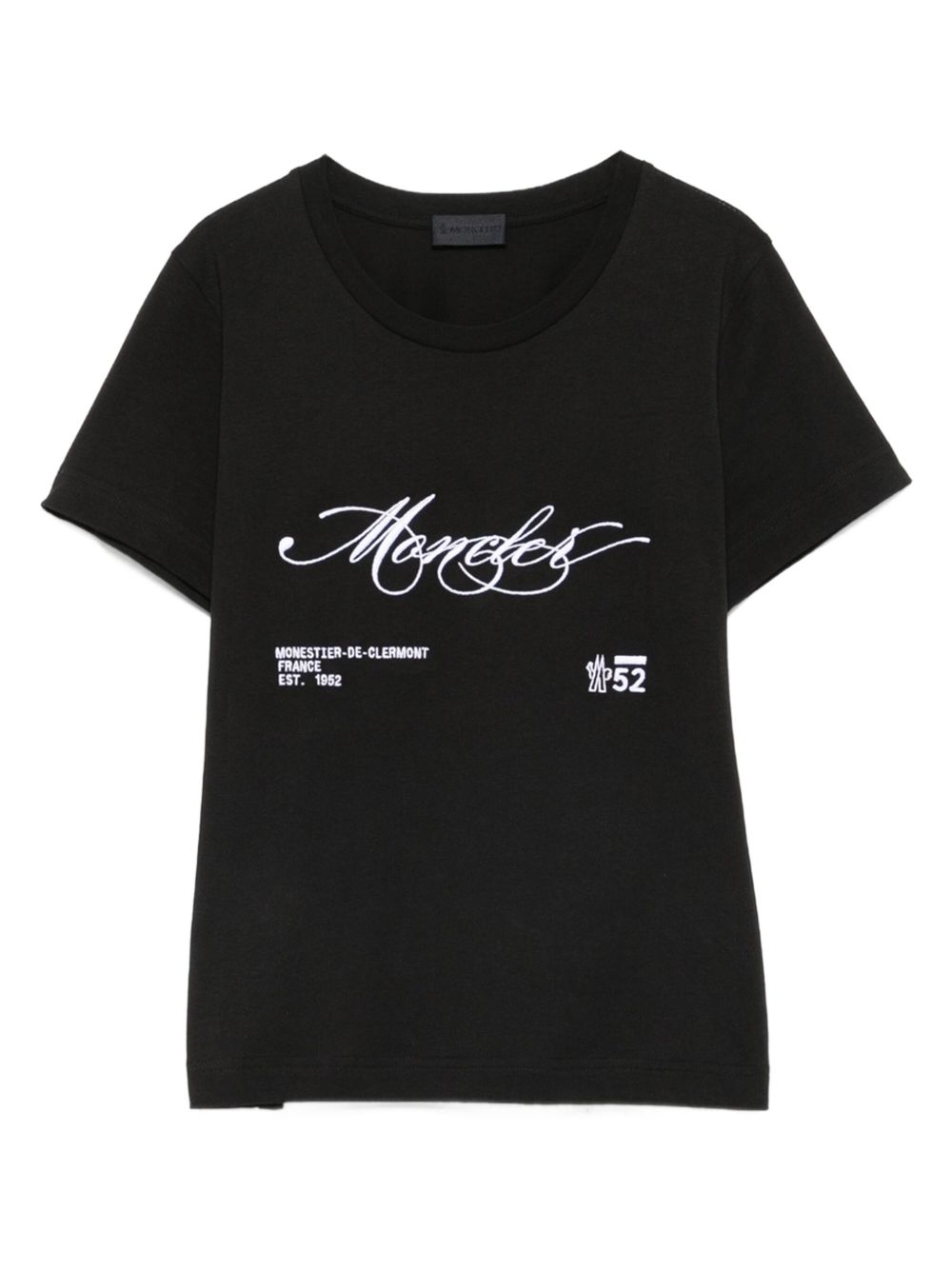 Moncler T-shirts and Polos Black Cotton