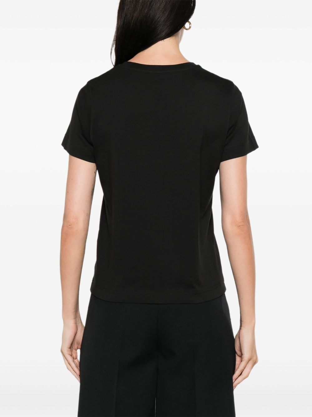 Moncler T-shirts and Polos Black Cotton