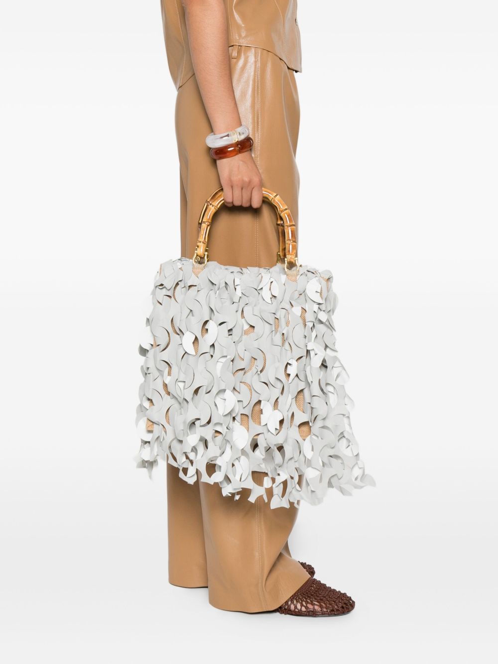 La Milanesa Bags Light Grey Polyester