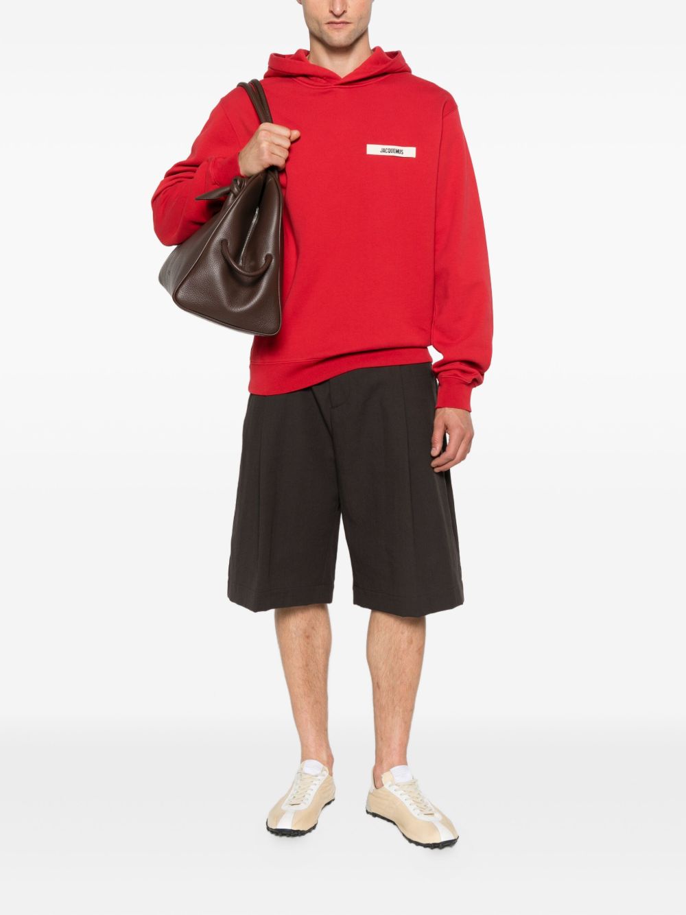 Jacquemus Sweaters Red Natural (veg)->cotton100.0 %