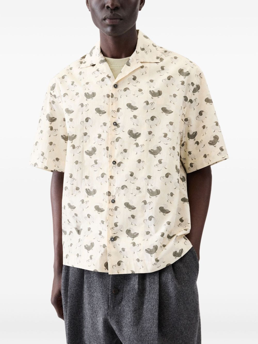 Jacquemus Shirts Beige Natural (veg)->cotton100.0 %