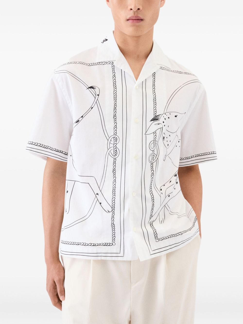 Jacquemus Shirts White Other->fabric100.0 %