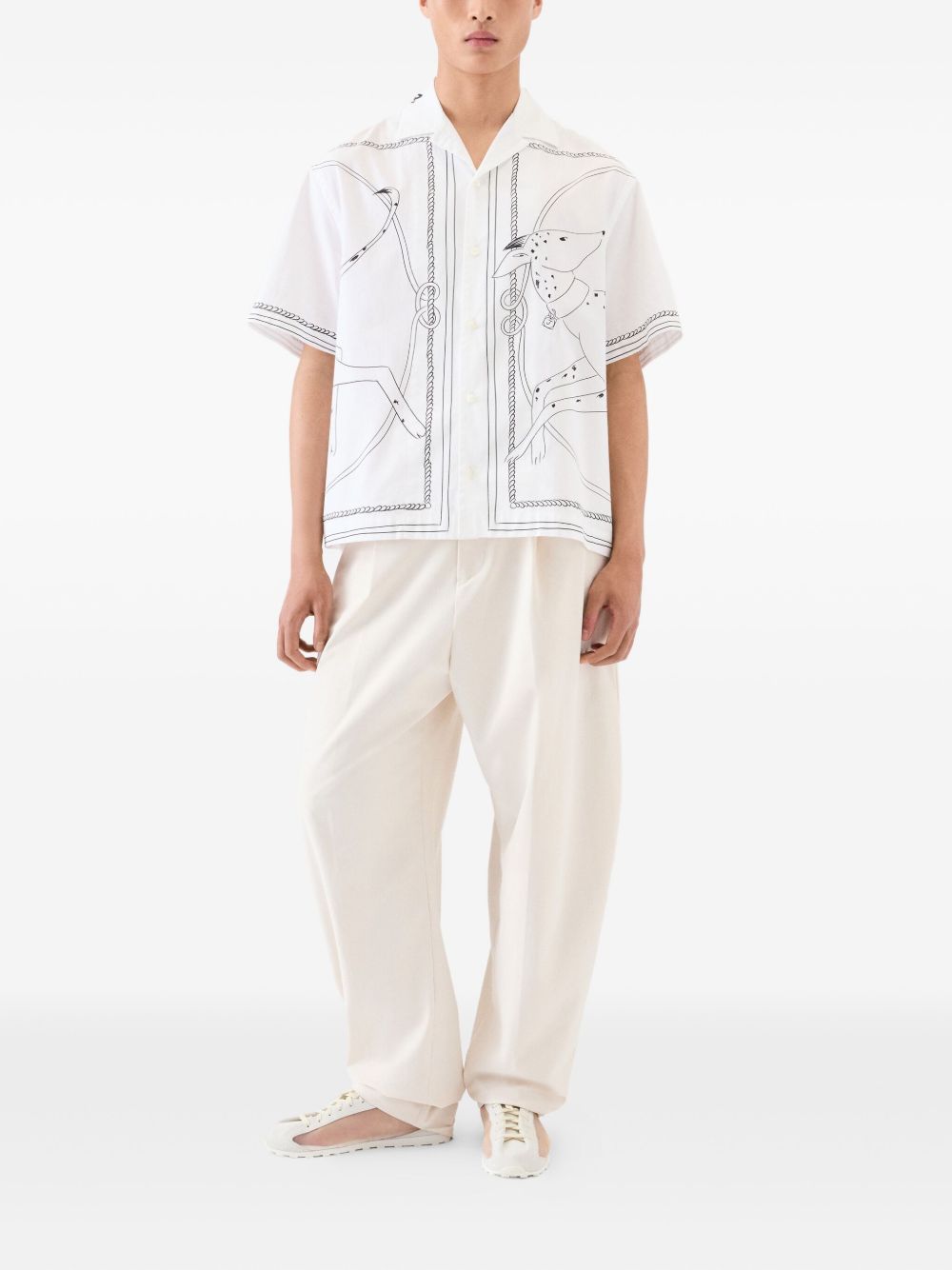 Jacquemus Shirts White Other->fabric100.0 %