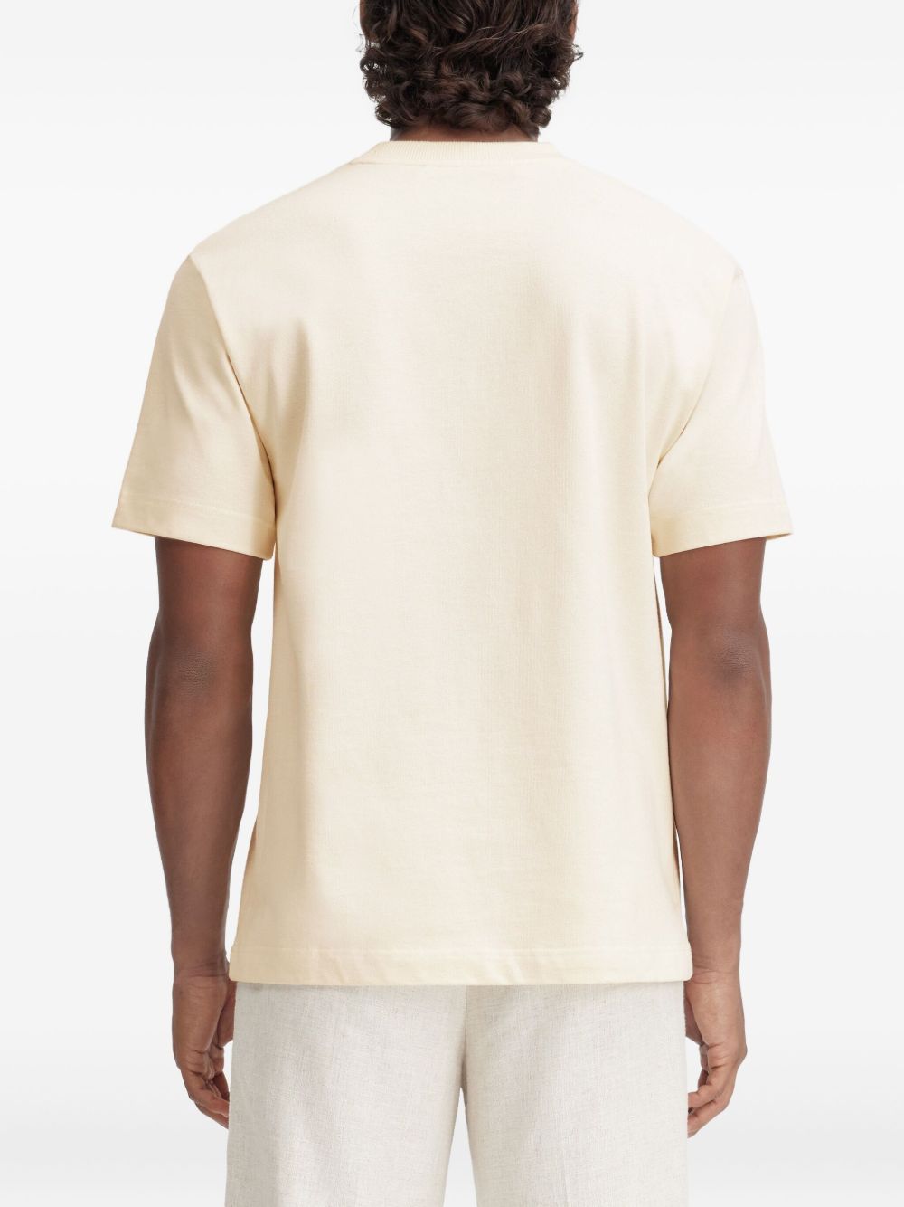Jacquemus T-Shirts And Polos Beige Natural (veg)->cotton100.0 %