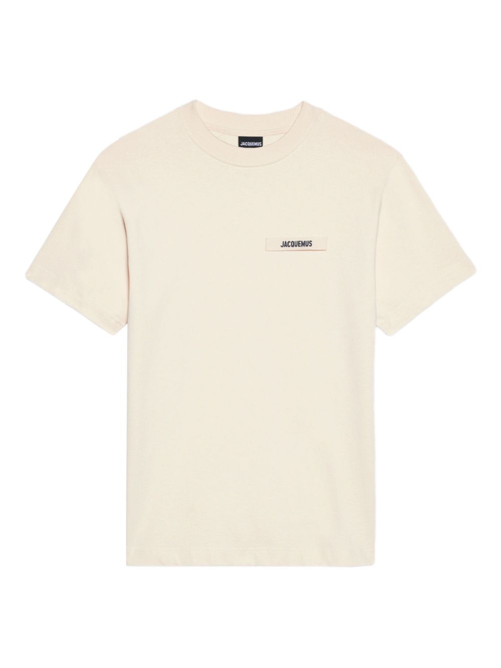 Jacquemus T-Shirts And Polos Beige Natural (veg)->cotton100.0 %