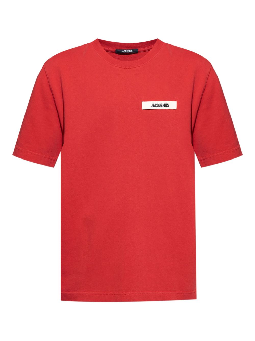 Jacquemus T-Shirts And Polos Red Natural (veg)->cotton100.0 %