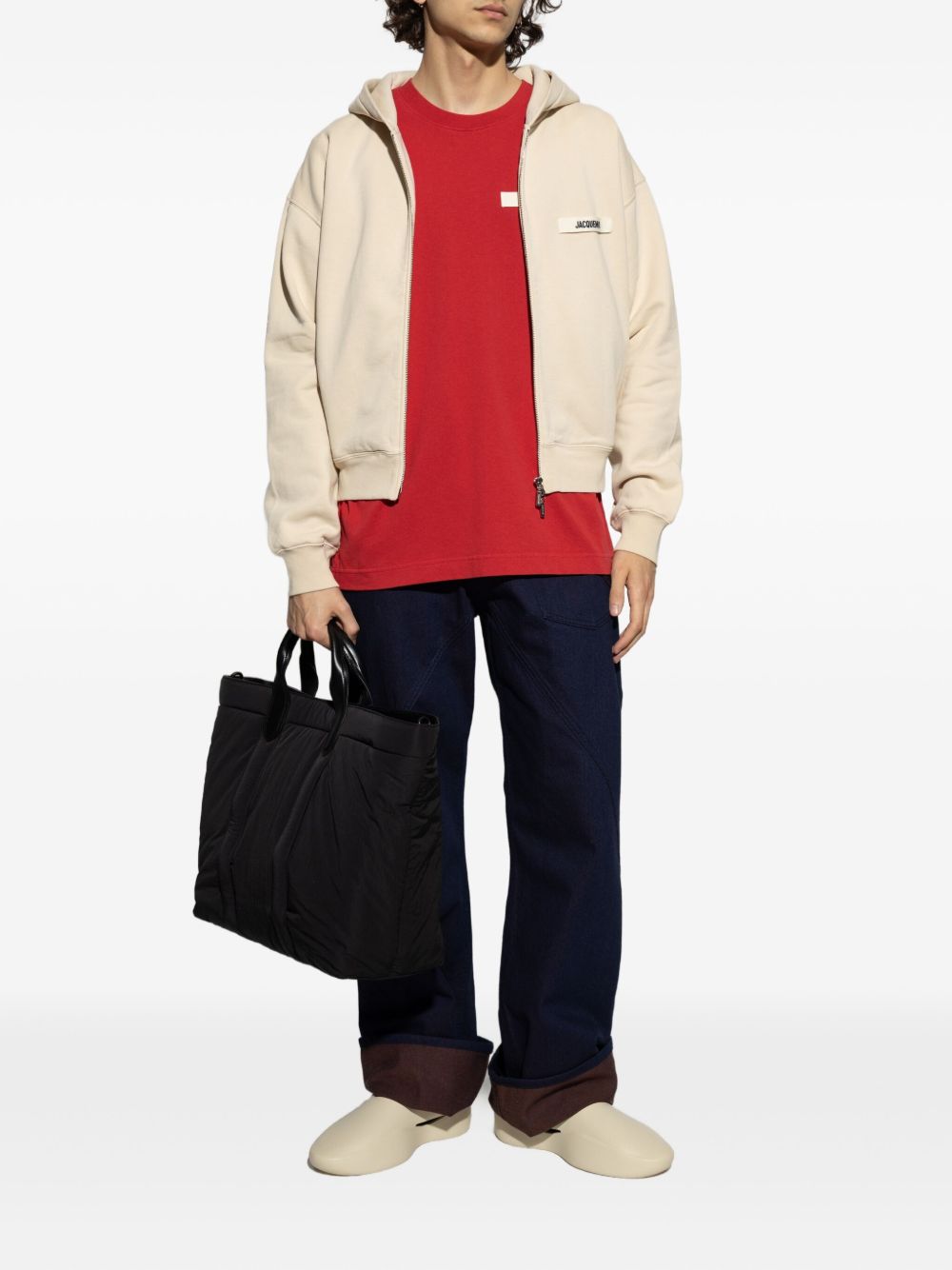 Jacquemus T-Shirts And Polos Red Natural (veg)->cotton100.0 %